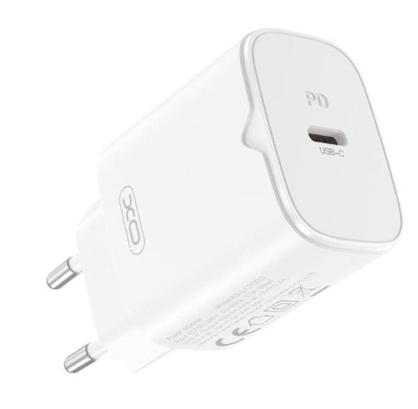 Мережевий зарядний пристрій XO L131/30W USB-C White